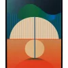 KARE Design Bilder-Gerahmtes Bild Sunrise 75X100Cm