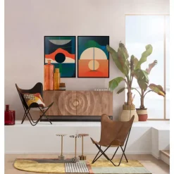 KARE Design Bilder-Gerahmtes Bild Sunset 75X100Cm