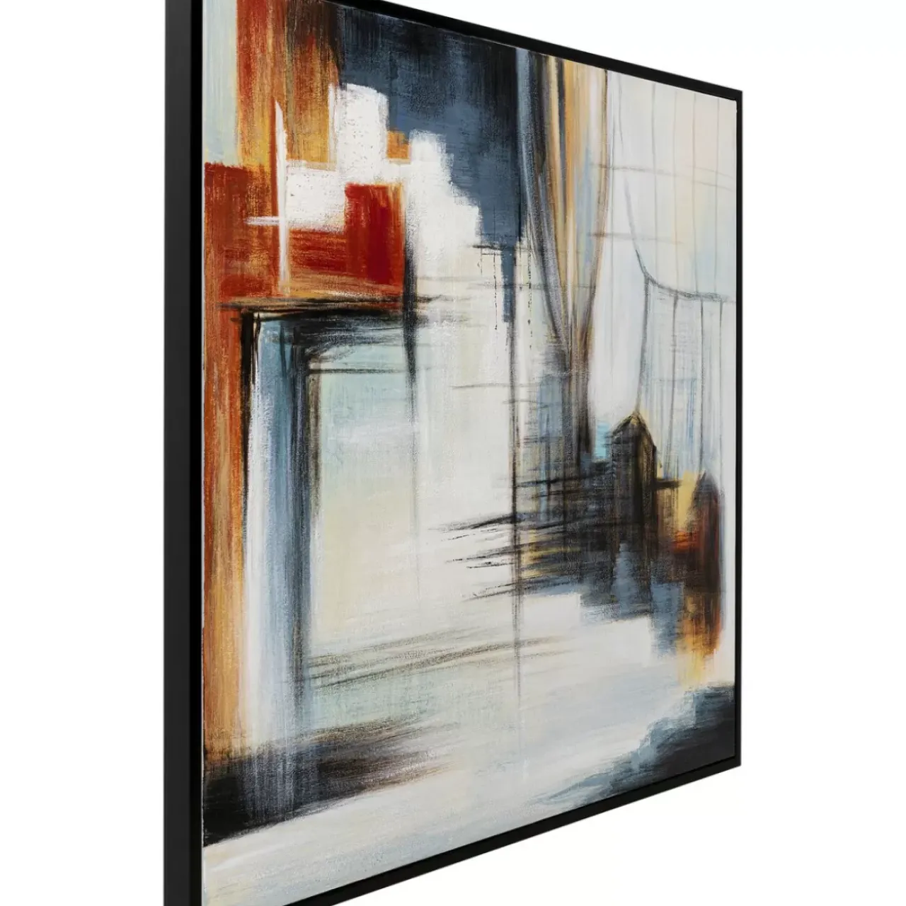 KARE Design Bilder-Gerahmtes Bild Visione Front 100X100Cm