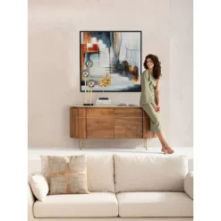 KARE Design Bilder-Gerahmtes Bild Visione Front 100X100Cm