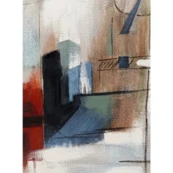 KARE Design Bilder-Gerahmtes Bild Visione Obliquo 100X100Cm