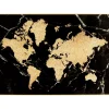 KARE Design Bilder-Gerahmtes Bild World Map 150X100Cm