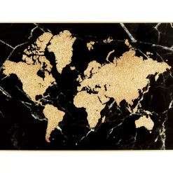 KARE Design Bilder-Gerahmtes Bild World Map 150X100Cm