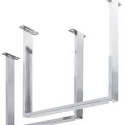 KARE Design Tische-Gestell Tavola Chrom (2/Set)