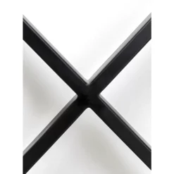 KARE Design Tische-Gestell Tavola Cross Schwarz (2/Set)