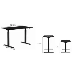 KARE Design Tische-Gestell Tavola Office Weis Smart