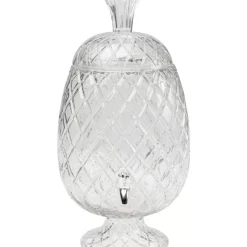 KARE Design Geschirr & Tischaccessoires-Getrankespender Pineapple Klar (2/Tlg.)