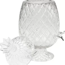 KARE Design Geschirr & Tischaccessoires-Getrankespender Pineapple Klar (2/Tlg.)