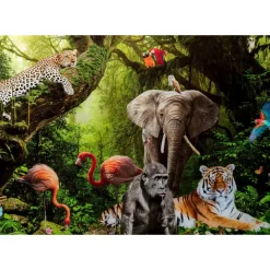 KARE Design Bilder-Glasbild Animal Paradise 150X100Cm