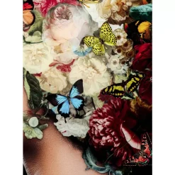 KARE Design Bilder-Glasbild Bunch Of Flowers 150X100Cm