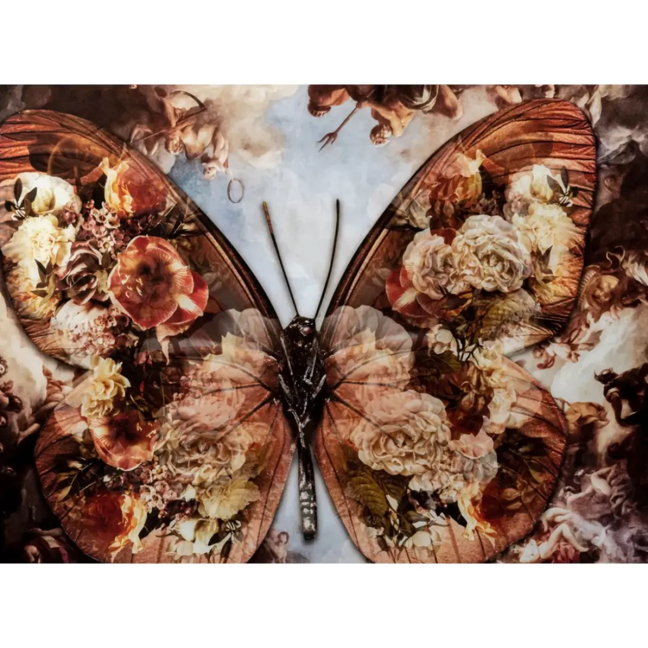 KARE Design Bilder-Glasbild Butterfly 150X100Cm