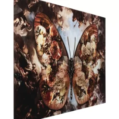 KARE Design Bilder-Glasbild Butterfly 150X100Cm