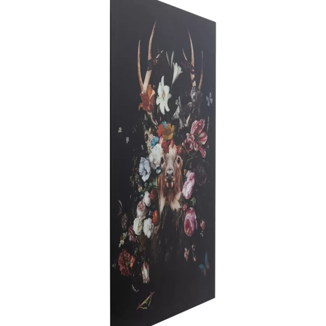 KARE Design Bilder-Glasbild Deer Garden 80X120Cm