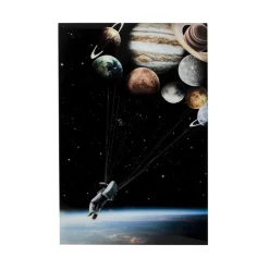KARE Design Bilder-Glasbild Flying Astronaut 100X150Cm