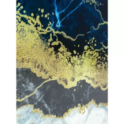 KARE Design Bilder-Glasbild Metallic Ocean 100X100Cm