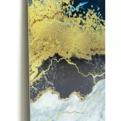 KARE Design Bilder-Glasbild Metallic Ocean 100X100Cm