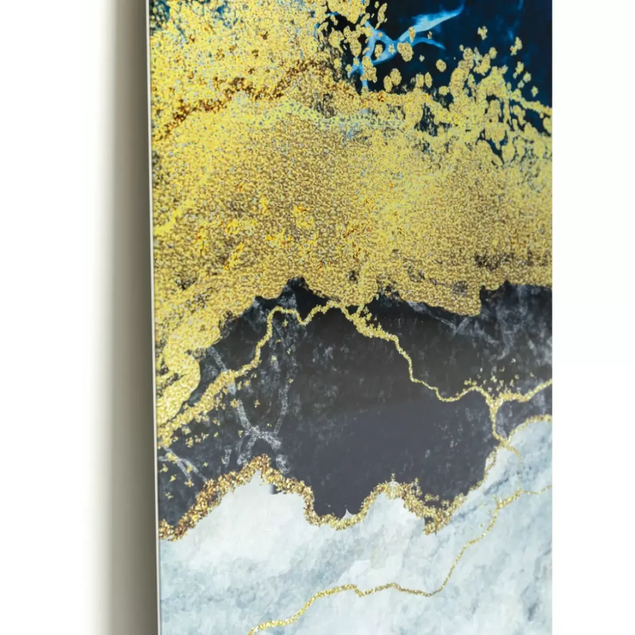 KARE Design Bilder-Glasbild Metallic Ocean 100X100Cm