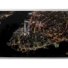 KARE Design Bilder-Glasbild Midnight City 180X120Cm