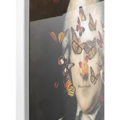 KARE Design Bilder-Glasbild Noble Butterfly 100X150Cm