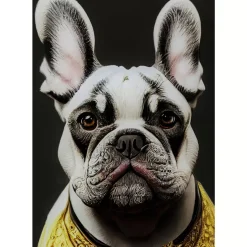 KARE Design Bilder-Glasbild Noble Dog 40X60Cm