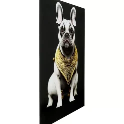 KARE Design Bilder-Glasbild Noble Dog 40X60Cm