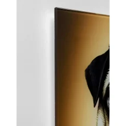 KARE Design Bilder-Glasbild Prince Pug 40X60Cm