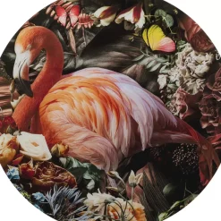 KARE Design Bilder-Glasbild Proud Flamingo O100Cm