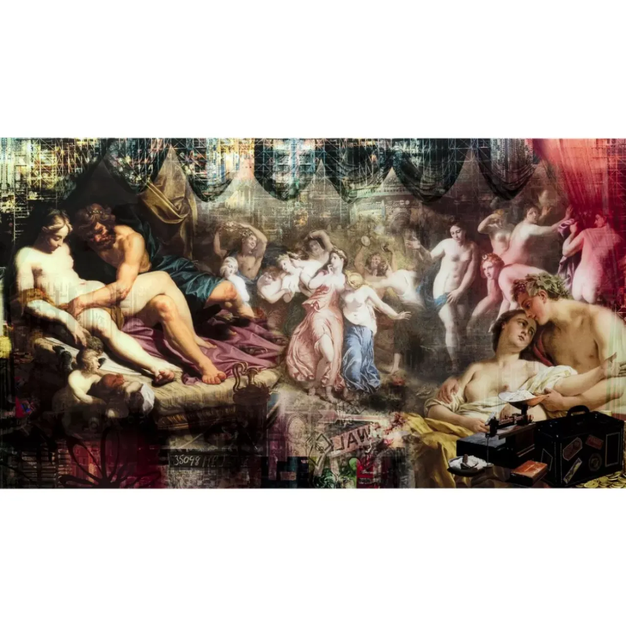 KARE Design Bilder-Glasbild Rock N Roll 180X90Cm