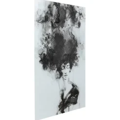 KARE Design Bilder-Glasbild Smokey Hair 100X150Cm