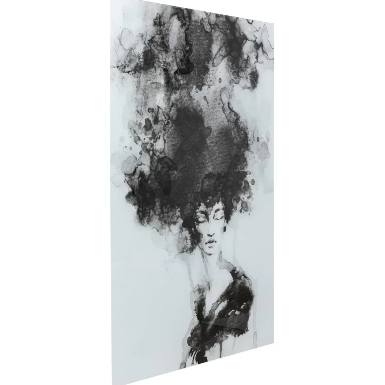 KARE Design Bilder-Glasbild Smokey Hair 100X150Cm