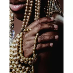 KARE Design Bilder-Glasbild Traditional Beads Man 100X150Cm