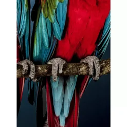 KARE Design Bilder-Glasbild Twin Parrot 80X120Cm