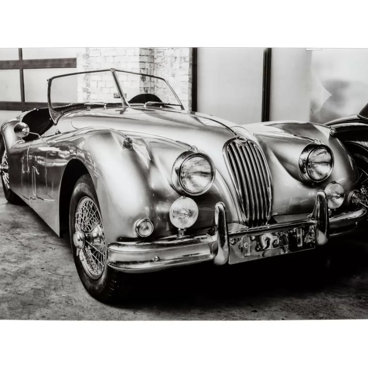 KARE Design Bilder-Glasbild Vintage Cabrio 150X100Cm