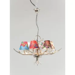 KARE Design Hängeleuchten-Hangeleuchte Antler Flowers 6Er