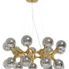 KARE Design Hängeleuchten-Hangeleuchte Atomic Balls Brass O74Cm