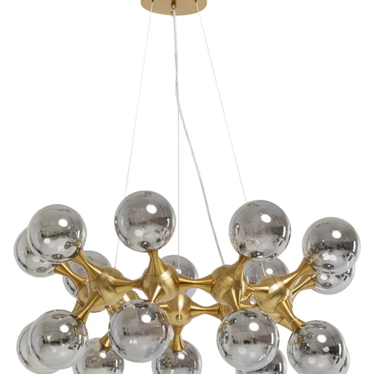 KARE Design Hängeleuchten-Hangeleuchte Atomic Balls Brass O74Cm