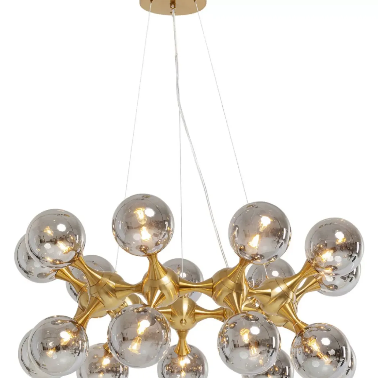 KARE Design Hängeleuchten-Hangeleuchte Atomic Balls Brass O74Cm