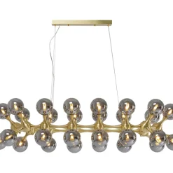 KARE Design Hängeleuchten-Hangeleuchte Atomic Balls Brass 140Cm