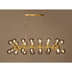 KARE Design Hängeleuchten-Hangeleuchte Atomic Balls Brass 140Cm