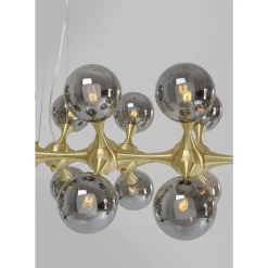 KARE Design Hängeleuchten-Hangeleuchte Atomic Balls Brass 140Cm