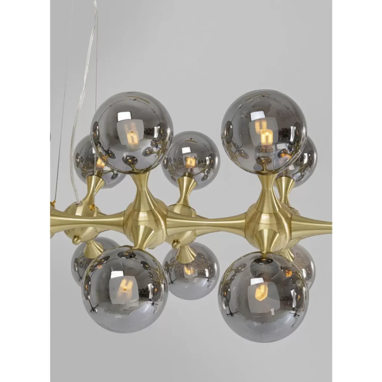 KARE Design Hängeleuchten-Hangeleuchte Atomic Balls Brass 140Cm