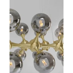 KARE Design Hängeleuchten-Hangeleuchte Atomic Balls Brass 140Cm