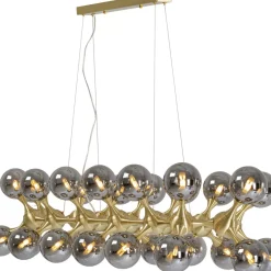 KARE Design Hängeleuchten-Hangeleuchte Atomic Balls Brass 140Cm