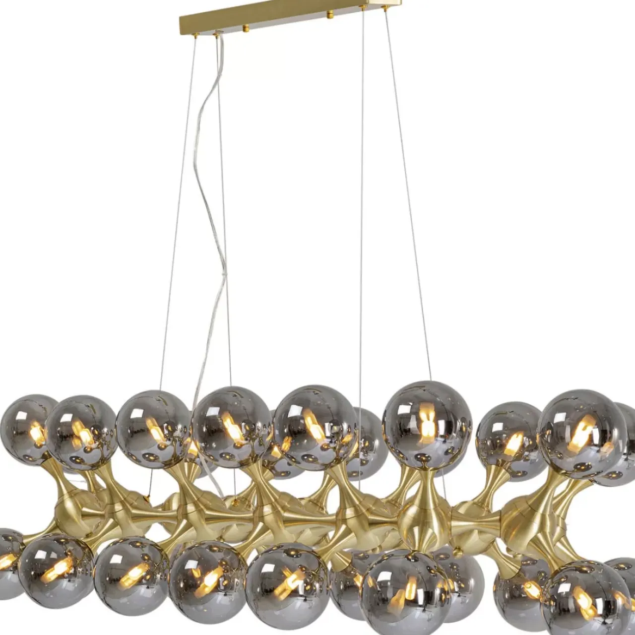 KARE Design Hängeleuchten-Hangeleuchte Atomic Balls Brass 140Cm