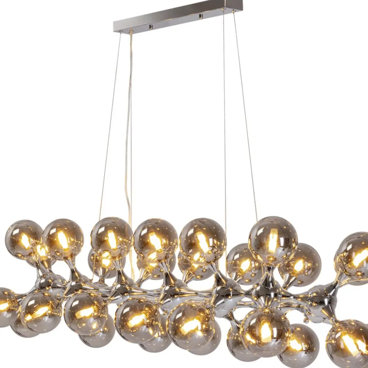 KARE Design Hängeleuchten-Hangeleuchte Atomic Balls Brass 140Cm