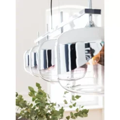KARE Design Hängeleuchten-Hangeleuchte Chrome Goblet Quattro O25Cm
