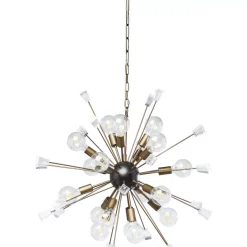 KARE Design Hängeleuchten-Hangeleuchte Crystal Bomb Brass O93Cm