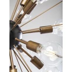 KARE Design Hängeleuchten-Hangeleuchte Crystal Bomb Brass O93Cm