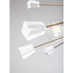 KARE Design Hängeleuchten-Hangeleuchte Crystal Bomb Brass O93Cm