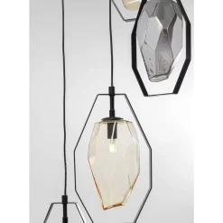 KARE Design Hängeleuchten-Hangeleuchte Diamond Fever Spiral Schwarz O42Cm